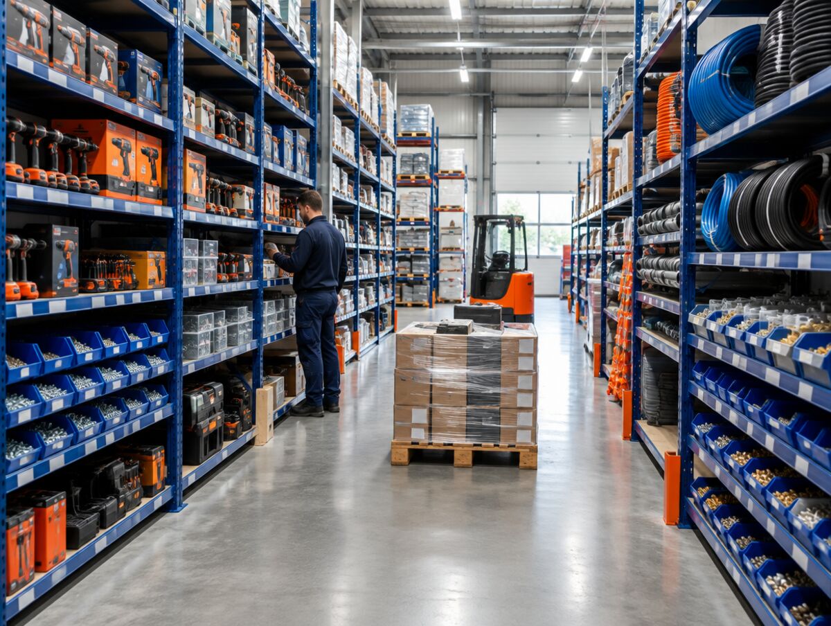Hırdavat ürünleri deposu